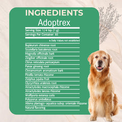 Gold Standard Herbs Adoptrex powder-dispense scoop for precise dosing
