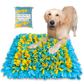 Golden Pup Enrichment Snuffle Mat laid out for large dogs.