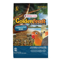 Goldenfeast VL Patagonian Blend in a bowl, varied pieces for small birds' foraging