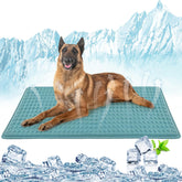 GOLOPET large dog cooling mat 45x23 with ice fabric for refreshing heat relief