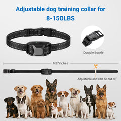 Gomehone dog collar nylon band shown for comfortable, adjustable fit.