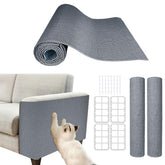 GongPath cat scratch mat on the couch protects upholstery while satisfying scratching.