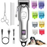 Gooad dog clippers with high‑carbon steel cutter head for thick coats