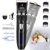 Gooad dog clippers kit front view for home grooming convenience