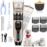 Gooad dog clippers with wide blade for thick coats deliver smooth, efficient cuts.
