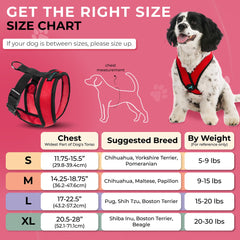 Gooby Comfort X Harness lightweight mesh keeps pets cool.