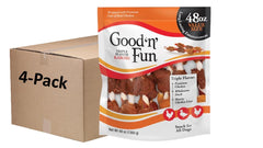 Good 'n' Fun triple flavor kabobs pack 1 — savory rawhide chew for dogs
