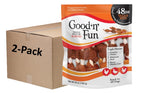 GOOD 'N' FUN Triple Flavor Kabobs rawhide base with chicken wrap for a satisfying chew.