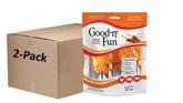 GOOD 'N' FUN triple flavor wings chews pack front; durable chew for long-lasting play.