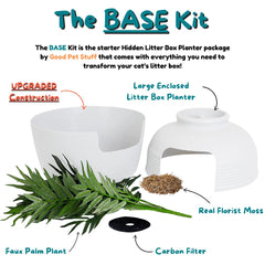 Good Pet Stuff Hidden Litter Box Planter carbon filter for odor control
