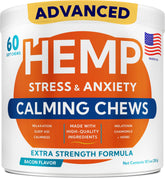 GOODGROWLIES Advanced Calming Chews in packaging help dogs stay calm during storms