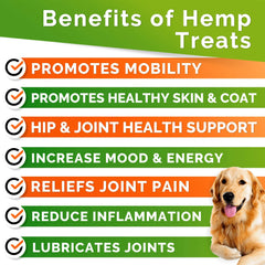 GOODGROWLIES omega-3 MSM hemp dog chews highlight skin, coat, and joint comfort support.