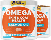 GOODGROWLIES Omega-3 for Dogs bottle with label and benefits