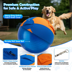 Goodleben Herding Ball Oxford outer layer protects against wear.
