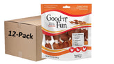 GOOD 'N' FUN Triple Flavor Kabobs packshot with chicken, duck, and liver flavors for dogs.