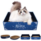 Goosheep two cardboard scratchers ready for durable multi-cat play