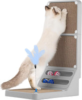 Goosheep cat scratching board front view, durable for daily indoor scratching.