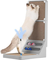 Goosheep cat scratching board front view, durable for daily indoor scratching.