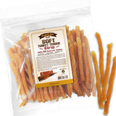 Gootoe soft turkey tendon strip pack close-up—training rewards.