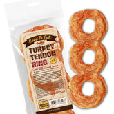 Gootoe turkey tendon dog chew pack, natural long-lasting treat for dogs.