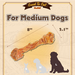 Gootoe turkey tendon chew extended chewing session for energetic dogs.