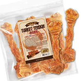 Gootoe turkey tendon packaging; premium natural chew for large breeds.
