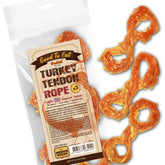 Gootoe turkey tendon dog treats 3-pack for medium breeds.