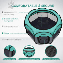 Goozii Pet Cat Playpen easy setup with no assembly required