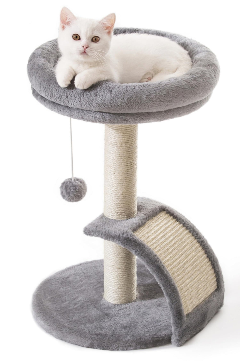 Goozii small cat tree tower bed offers a cozy resting perch for cats.