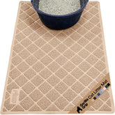 Gorilla Grip cat litter box mat with coil traps to reduce scatter.