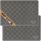 GORILLA GRIP cat litter mat with top-side mesh coils traps litter and guards floors.