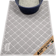 Gorilla Grip cat litter mat coil mesh traps litter to keep floors clean