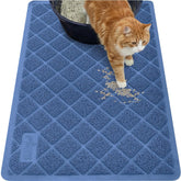 GORILLA GRIP Cat Litter Mat top view highlights cushioned coils trapping litter to keep floors clean.