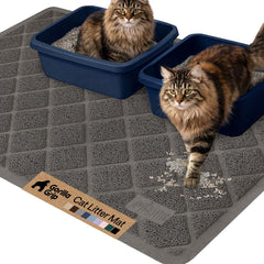 GORILLA GRIP Cat Litter Mat topside coils capture litter and protect floors.
