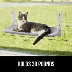 GORILLA GRIP cat window perch with durable metal frame for reliable support