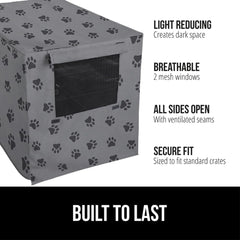 GORILLA GRIP crate cover back vent window; improved ventilation.
