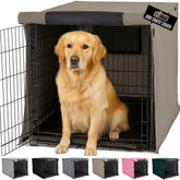 GORILLA GRIP crate cover front view with privacy mesh window for calmer crate time