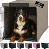 GORILLA GRIP crate cover front view with breathable mesh window for calm visibility.