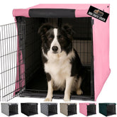 Gorilla Grip dog crate cover front view providing privacy and calm space