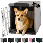 GORILLA GRIP crate cover front view offers privacy and calm crate time.