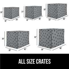 GORILLA GRIP crate cover mesh windows; breathable airflow for pets.