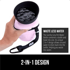GORILLA GRIP leakproof twist-lock ensures dry bags when traveling.