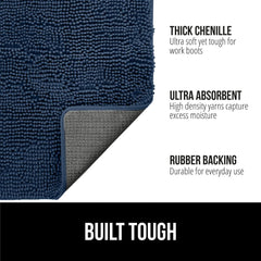 GORILLA GRIP SoakSTOPPER absorbent top layer captures moisture at the doorway
