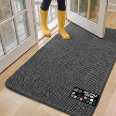 GORILLA GRIP SoakSTOPPER with absorbent top layer traps moisture at the doorway.