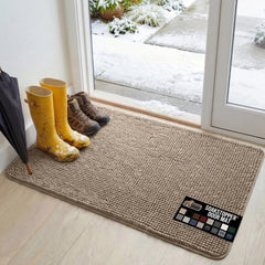 GORILLA GRIP SoakSTOPPER with absorbent top layer captures moisture at the door.