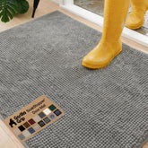 GORILLA GRIP SoakSTOPPER dense chenille pile absorbs moisture for floors