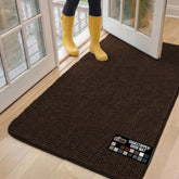 GORILLA GRIP SoakSTOPPER dog door mat with ultra-absorbent top layer catching moisture