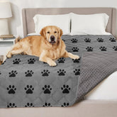 GORILLA GRIP waterproof dog blanket 82x82 top view with soft quilted surface for comfort