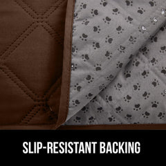 Gorilla Grip waterproof edge contains spills for easier cleanup.