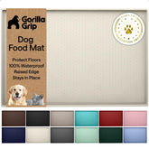 GORILLA GRIP waterproof feeding mat with raised edge prevents spills